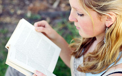 Girl Reading Book
