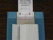 Punch Card Voting Machine