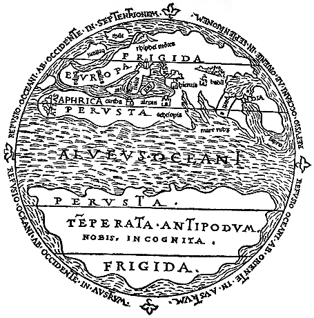 Christopher Columbus Map 1483