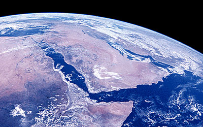 Saudi Arabia - Apollo 17 hand-held Hasselblad photograph