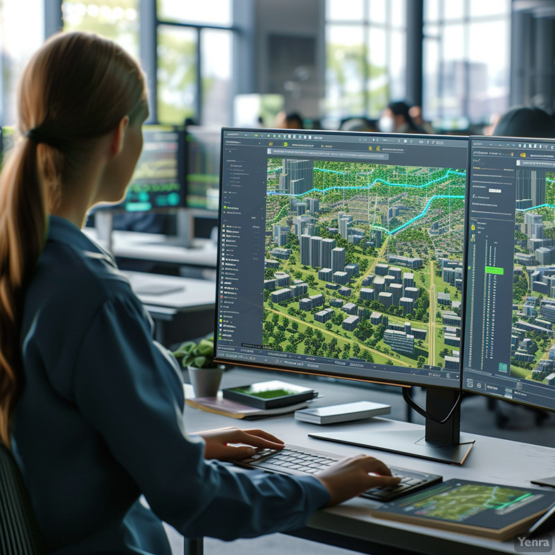 Parametric Urban Planning Visualization