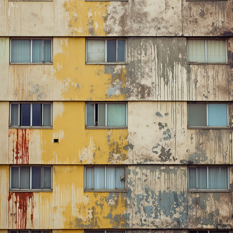 Acid Rain Stains on Buildings