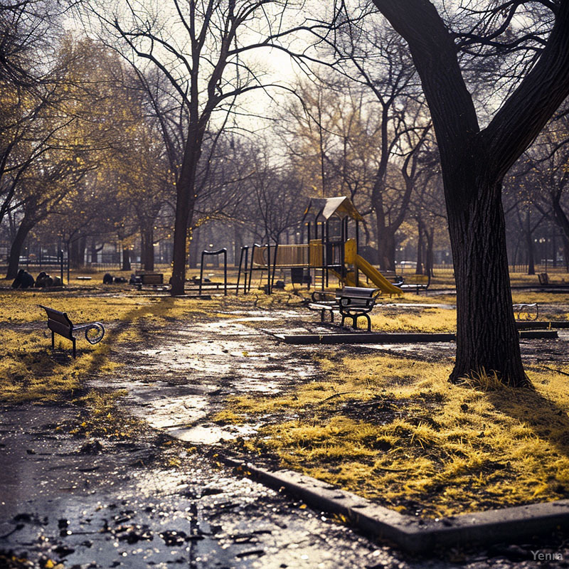 City Park Affected by Acid Rain