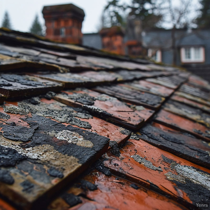 Acid Rain Damage on Roofing