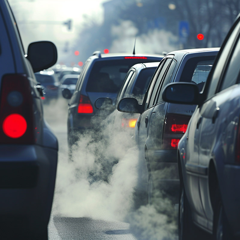 Traffic Congestion and Exhaust Fumes