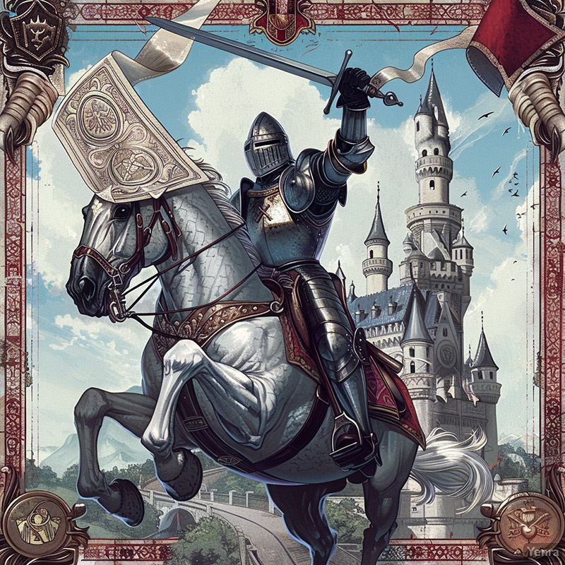 Armored Knight with Sealed Scroll