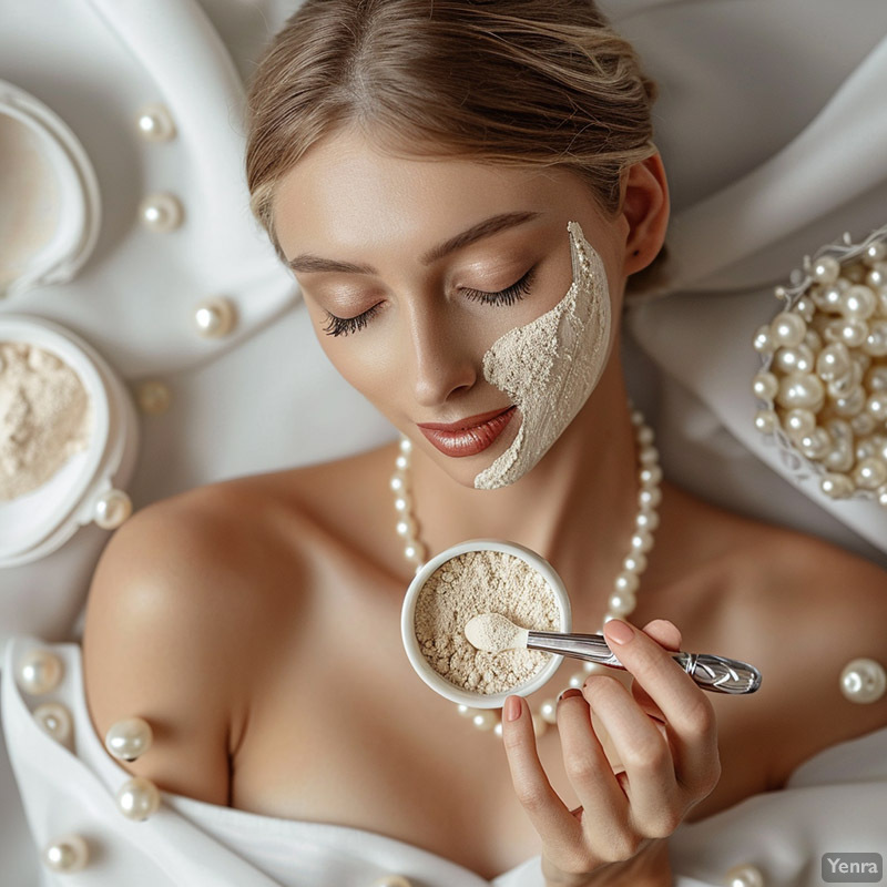 Pearl Powder Face Mask