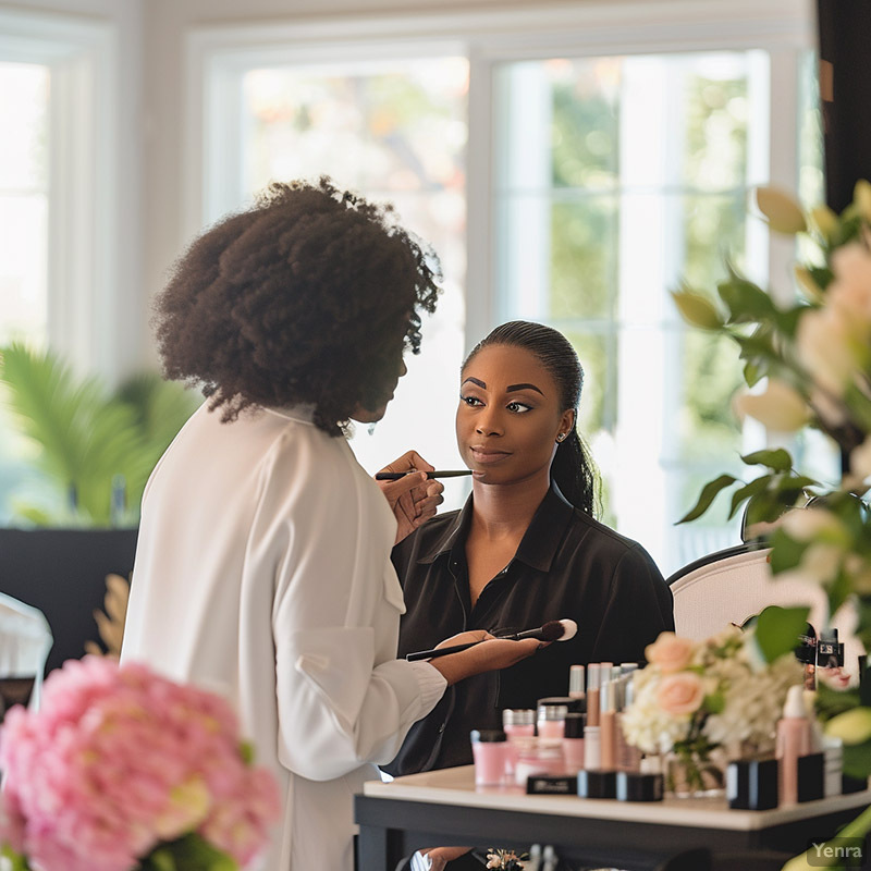 Avon Makeover Session at Home