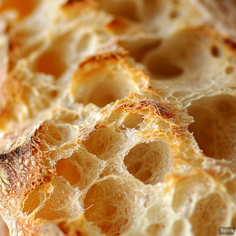 Close-Up of Baguette Texture