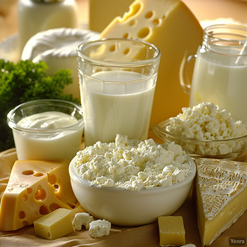 Assortment of Dairy Products
