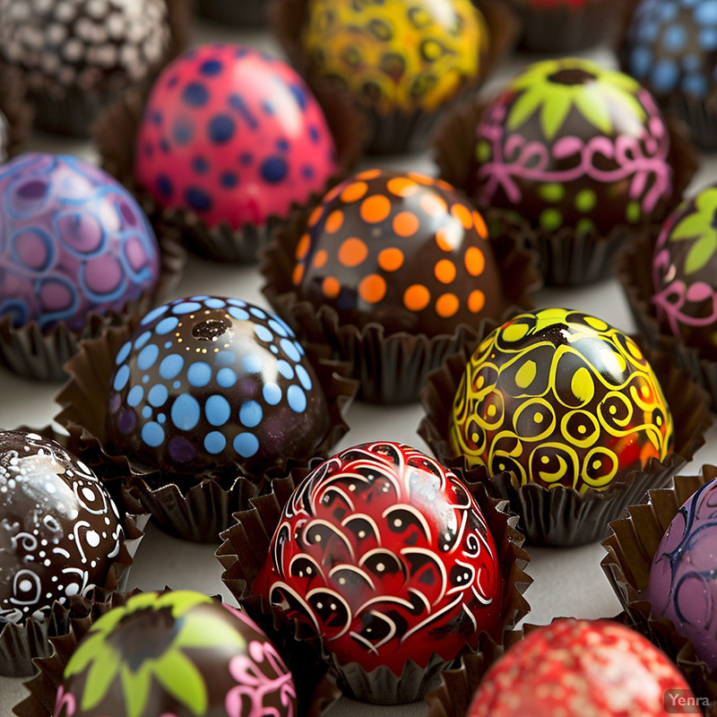 Hand-Painted Chocolate-Covered Berries