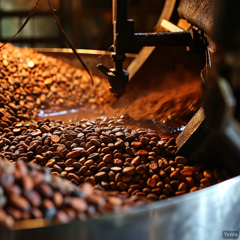 Roasting Cocoa Beans