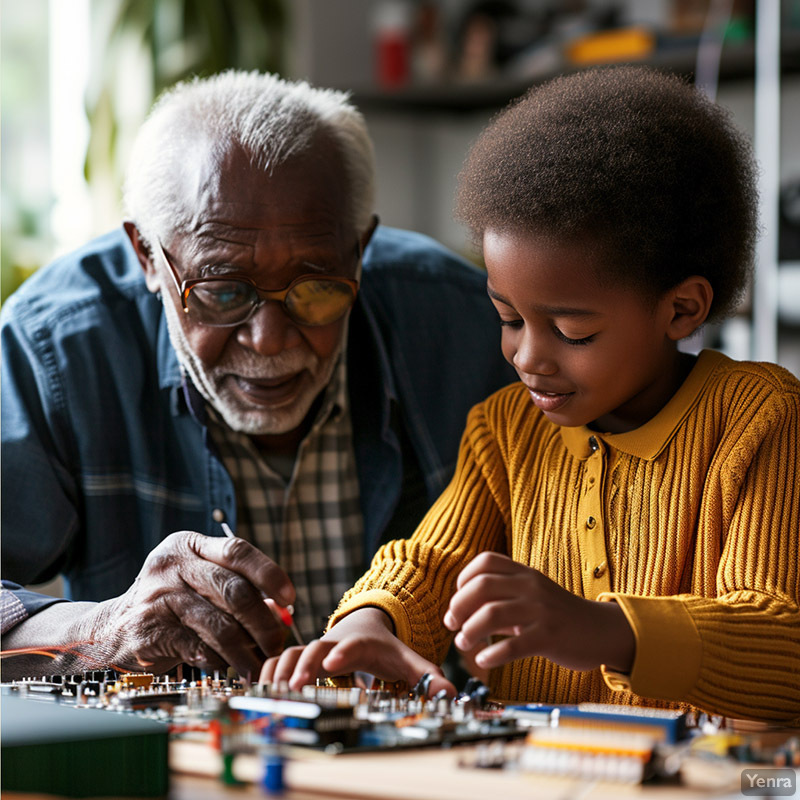 Multigenerational Learning with an Electronic Kit
