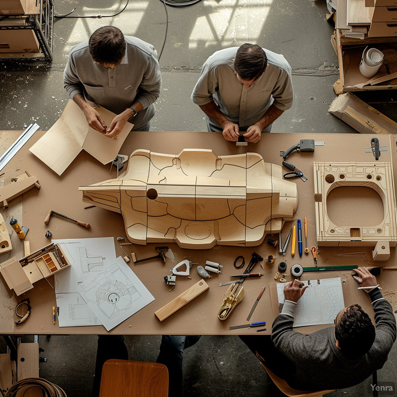 Assembly Line in a Workshop