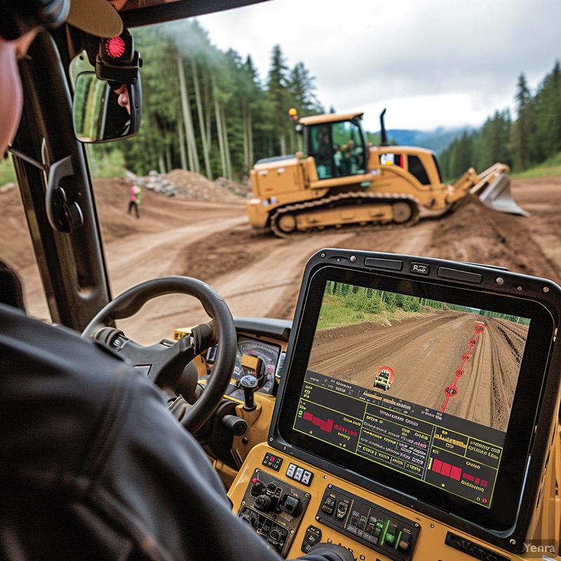 GPS guided construction machinery