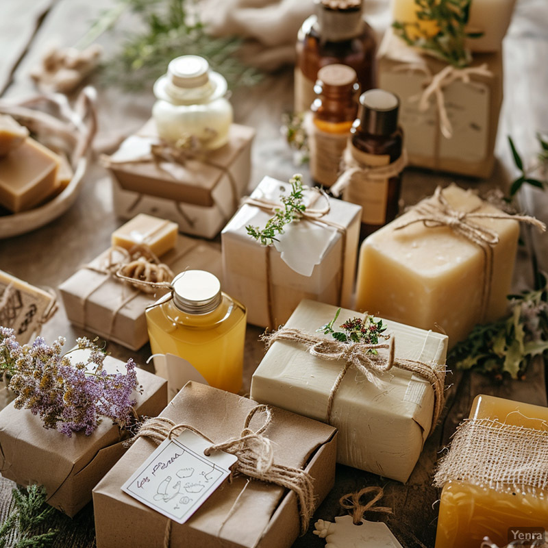 Homemade Natural Cosmetics as Gifts