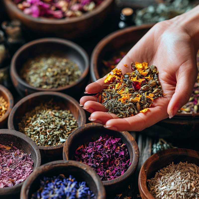 Herbal Ingredients and Essential Oils