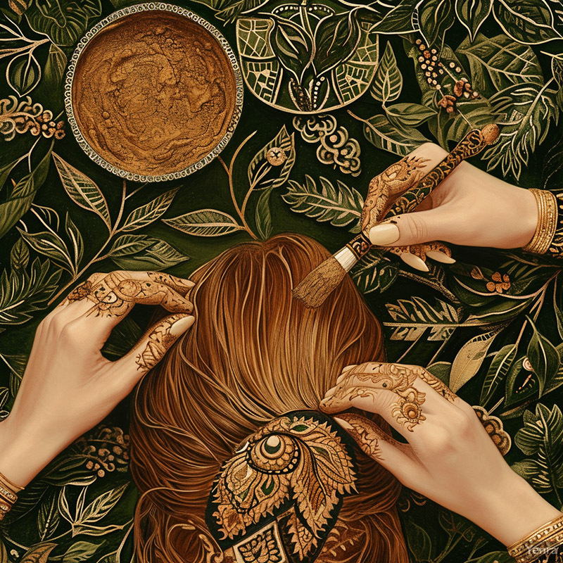 Henna for Hair Coloring
