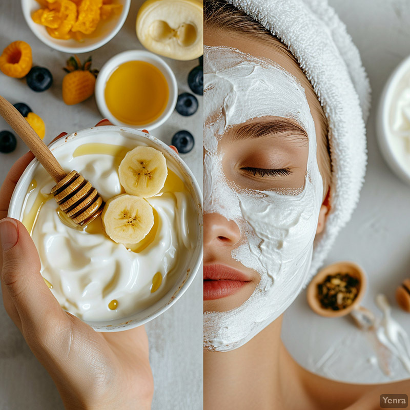 Yogurt in Skin and Hair Care