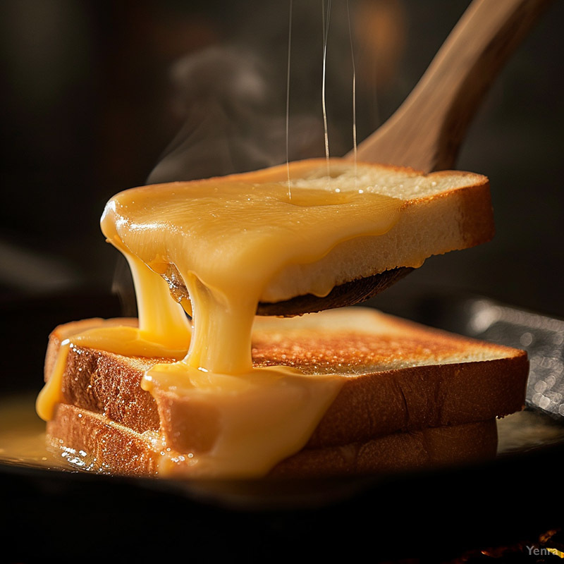 Limburger Cheese Melting in a Dish