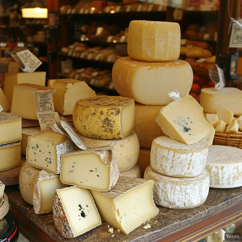 Limburger Cheese in a Deli or Cheese Shop