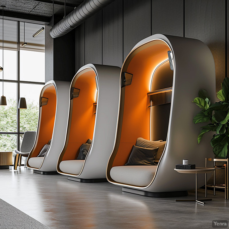 Napping Area in a Modern Workplace