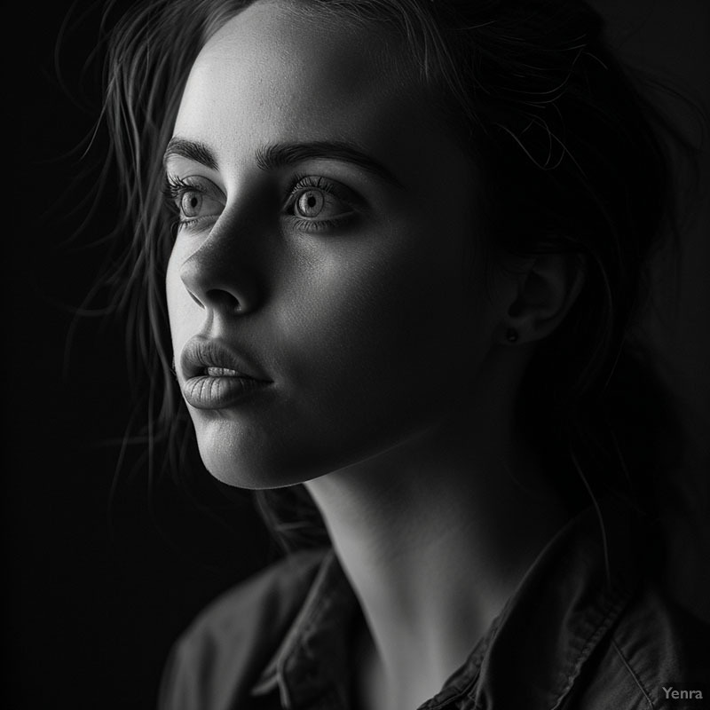 Fine Art Black and White Portrait