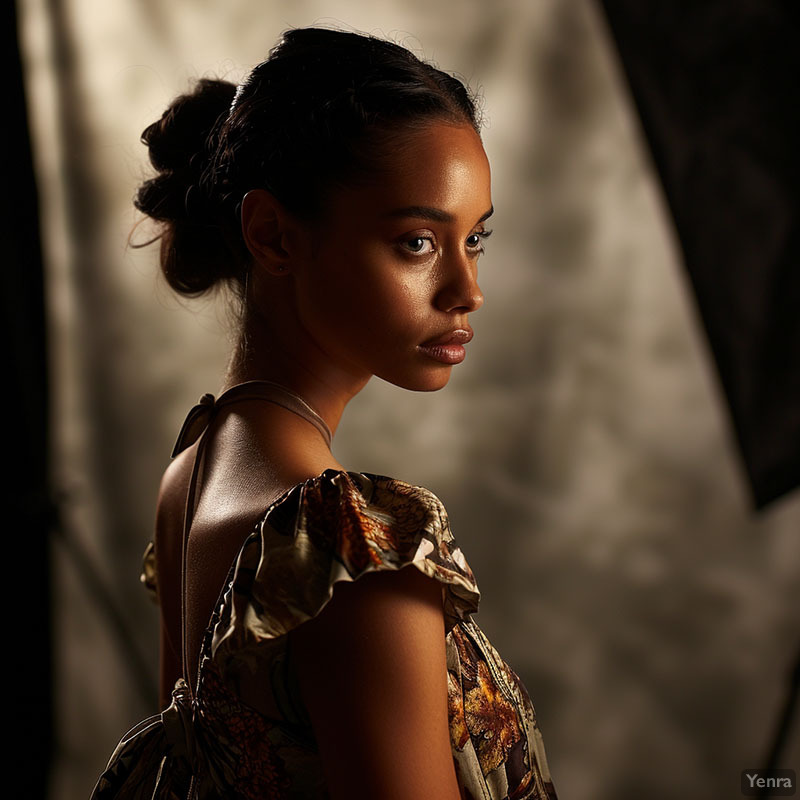 Fashion Editorial Studio Portrait