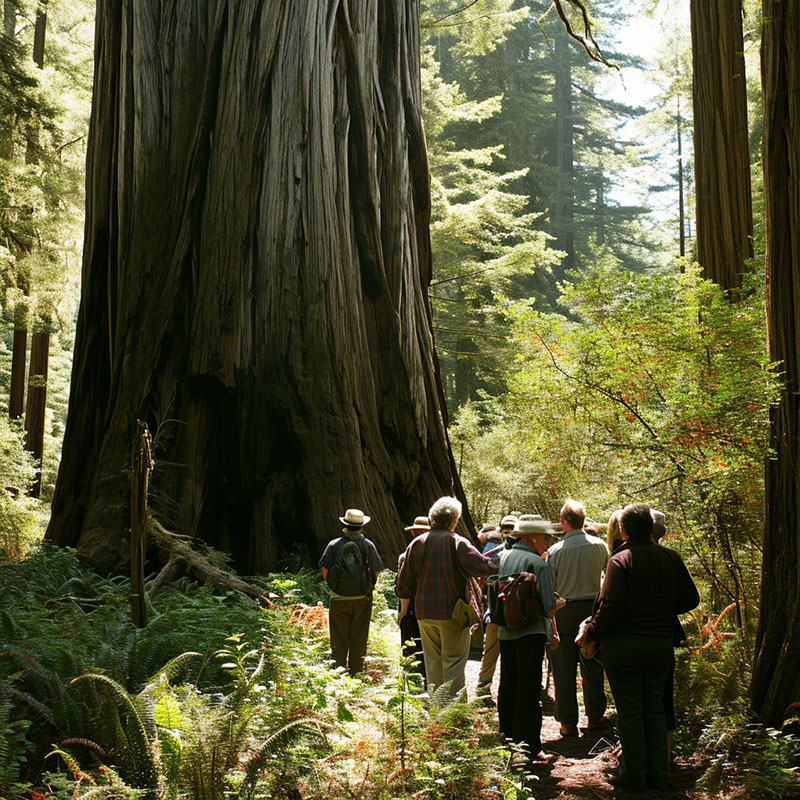 Ancient Redwood Grove with Naturalist Guide