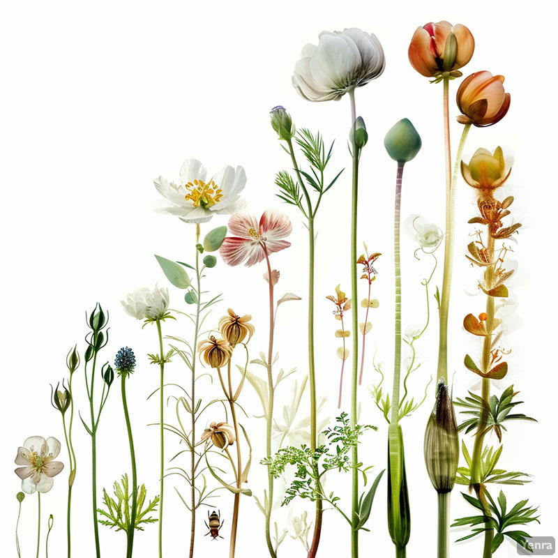 Seeds to Blooms: Time-Lapse Illustration