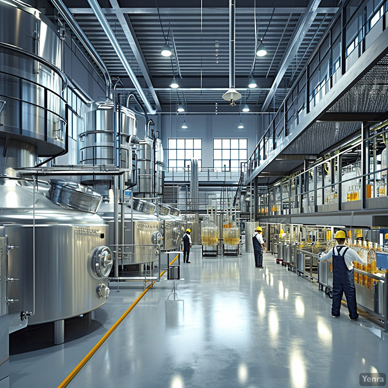 Modern Vinegar Production Facility