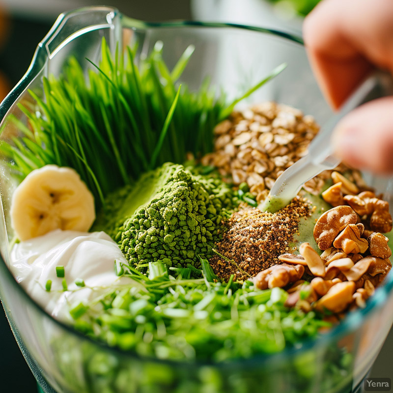 Wheatgrass in a Smoothie