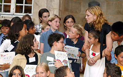 Madonna in Paris for launch of The English Roses