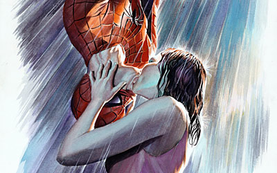spider man kiss